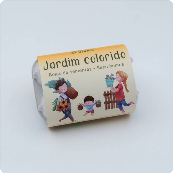 Jardim Colorido - Bombas de Sementes