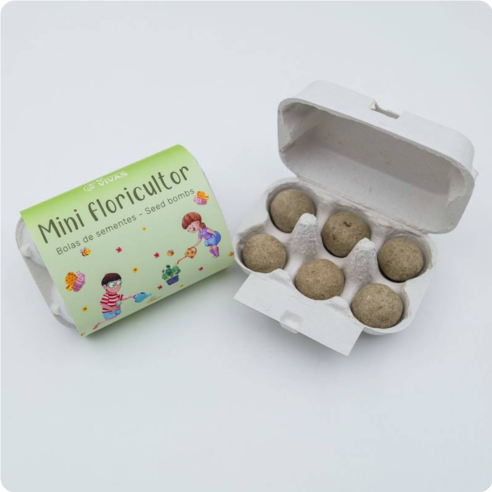 Mini Floricultor - Bombas de Sementes