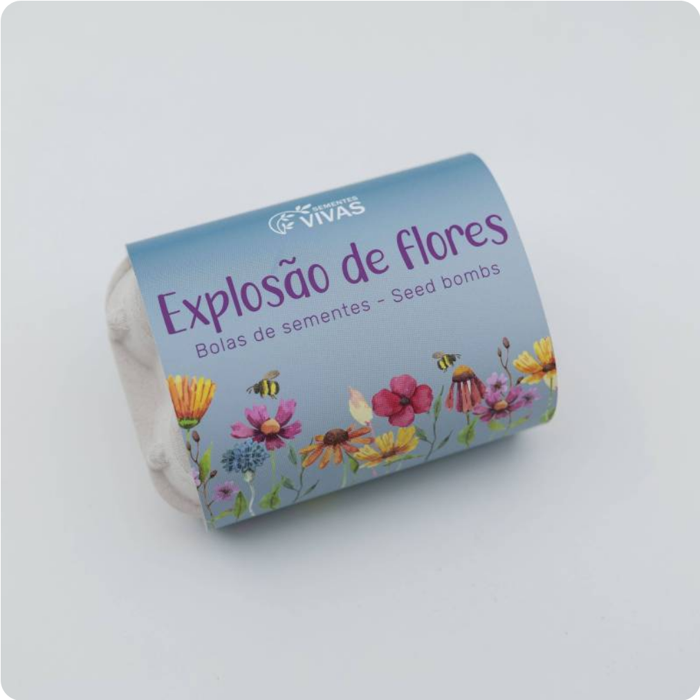Bombas de Sementes - Explosão de Flores